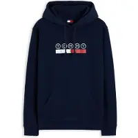 Tommy Hilfiger Sudadera 'DNA PLAY' azul oscuro / rojo / blanco
