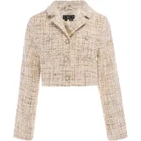 Faina Blazer 'Festive' crema / piel / pueblo