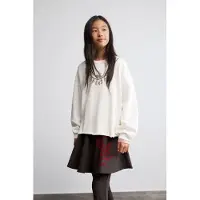 Desigual , Sudadera estampada cadena, NiñOs, Algodon, Blanco, 9/10