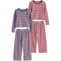 Next Pijama crema / azul claro / burdeos / rojo sangre
