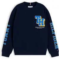 Tommy Hilfiger Sudadera azul / navy / amarillo oscuro