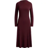 Ralph Lauren Vestido borgoña