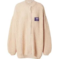 American vintage Cárdigan 'CYROW' chamois / azul violaceo / blanco