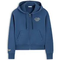 Tommy Hilfiger Sudadera con cremallera 'Studio Tommy' arena / ópalo