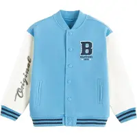 Cool Club Sudadera con cremallera azul / negro / blanco