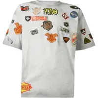 Diesel Camiseta 'BOXT-AA6' amarillo / naranja / negro / blanco natural