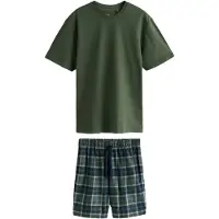 Next Pijama corto navy / azul claro / pino / blanco