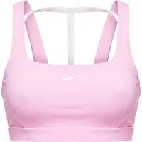 Nike Sujetador deportivo beige claro / blanco