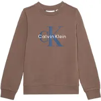 Calvin Klein Sudadera navy / marrón / blanco