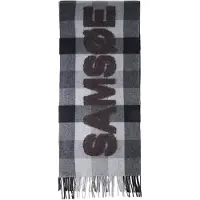 Samsøe & Samsøe Chal gris / gris oscuro / negro
