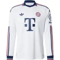 Adidas Originals Camiseta de fútbol 'FC Bayern Away 26-27' azul oscuro / rojo / blanco