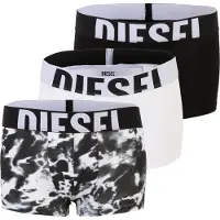 Diesel Calzoncillo boxer 'UMBX-DAMIEN' gris claro / negro / blanco