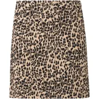 Hugo Boss Falda 'C_Vakily1' beige / marrón / negro