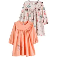 Next Camiseta de noche 'Mouse' beige / naranja / rosa