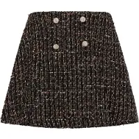 Faina Falda 'Festive Collection' beige / rojo claro / negro