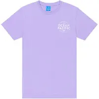 Ocean pacific Camiseta 'Santa Teresa' lila / blanco