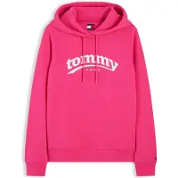 Tommy Hilfiger Sudadera 'ESS' fucsia / blanco