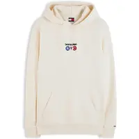 Tommy Hilfiger Sudadera 'NYC' crema / azul / rojo / negro