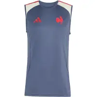 Adidas adidasCamiseta de rugby sin mangas Francia M Shadow Navy / Cream White Hombre