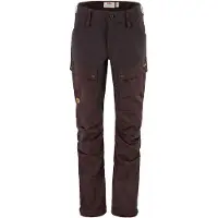 Fjällräven - Women's Keb Trousers - Pantalones de trekking size 42 - Short, marrón/gris