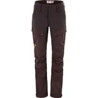 Fjällräven - Women's Keb Trousers - Pantalones de trekking size 36 - Short, marrón/gris