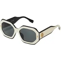 Tory Burch Gafas de sol '0TY7192U' marfil / negro