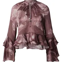 GUESS Blusa rojo violáceo / blanco