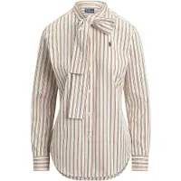 Ralph Lauren Blusa crema / rojo / negro
