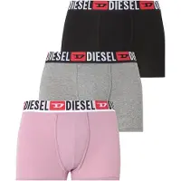 Diesel Calzoncillo boxer 'DAMIEN' gris moteado / eosin / negro / blanco