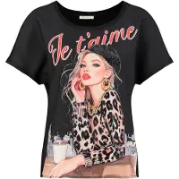 Key Largo Camiseta 'Femme' negro