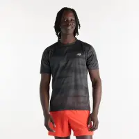 New Balance Camiseta funcional 'RC Essential Printed T-Shirt' negro