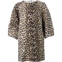 MUNTHE Vestido 'VANSI' marrón / brocado / negro