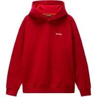 Napapijri Sudadera 'B-TEZA' marfil / rojo