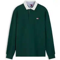 Tommy Hilfiger Camiseta 'ESS' azul claro / esmeralda / rojo cereza / blanco