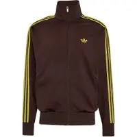 Adidas Originals Sudadera con cremallera 'Firebird' marrón / amarillo
