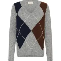 Cream Jersey 'CRHope' navy / marrón oscuro / piedra / blanco
