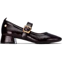 Carmela para mujer. 16436105-BURDEOS Bailarinas de Piel 164361 granate (39), 3 a 5cm, Hebilla, Casual, Clásico, Charol, outlet 2026.