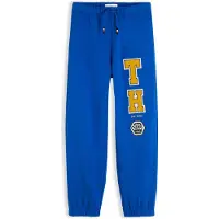 Tommy Hilfiger Pantalón 'VARSITY' azul / amarillo oscuro / negro / offwhite