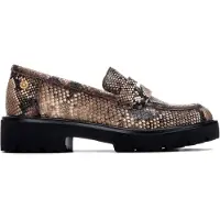 Xti para mujer. 14625501-SERPIENTE Zapatos 146255 taupe (37), 3 a 5cm, Ninguno, Casual, Animal print, outlet 2026.