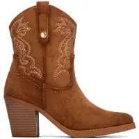 Xti para mujer. 14610501-CAMEL Botines 146105 marrón claro (39), Beige, 5 a 8cm, Cremallera, Casual, outlet 2026.