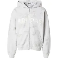 Adidas Originals Sudadera con cremallera 'AOA' gris oscuro / gris moteado / offwhite