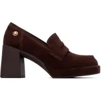 Carmela para mujer. 16440003-MARRON Mocasines de Piel 164400 marrón (41), 5 a 8cm, Serraje, Ninguno, Casual, Clásico, outlet 2026.
