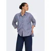 ONLY Blusa 'ONLNew Lina Grace' zafiro / blanco