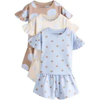 Next Pijama ecru / azul claro / umbra