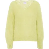 Americandreams Jersey talla grande 'Milana Mohair' amarillo claro