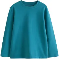 Next Camiseta azul cian