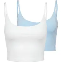 STUDIO SELECT Top 'Caren' azul claro / blanco