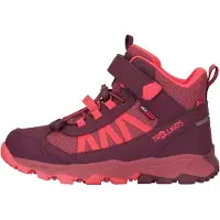 TROLLKIDS - Kid's Tronfjell Hiker Mid - Botas de trekking size 29, morado/fucsia