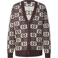 Pinko Cárdigan crema / chocolate