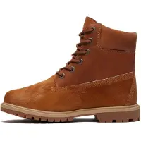 Timberland Botines con cordones cognac